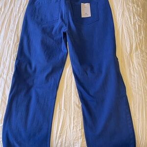 Ecru Blue Denim Jeans